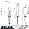 Bristan Exodus 2 Hole Bath Shower Mixer Dimensions